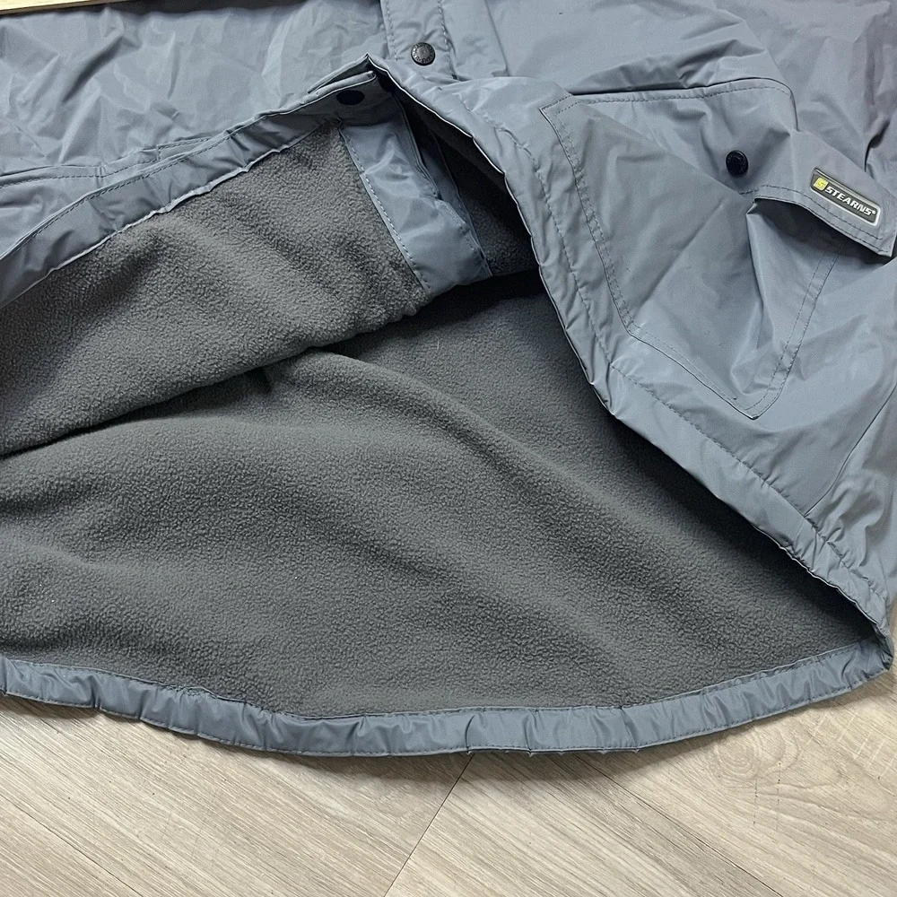 Stearns Waterproof Dry Wear Hooded Fleece Lined‎ Jacket Coat Red XL-XX-Large